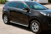 Kia Sportage 2015–2021 Sidorör BB001 (2 st, rostfritt stål) foto 1