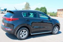 Kia Sportage 2015–2021 Sidorör BB001 (2 st, rostfritt stål) foto 3