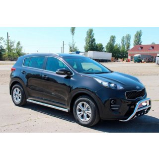 Sidorör BB001 (2 st, rostfritt stål) Kia Sportage 2015–2021 foto 4