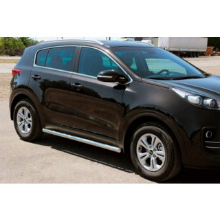 Sidorör BB001 (2 st, rostfritt stål) Kia Sportage 2015–2021 foto 1