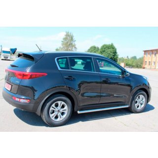Sidorör BB001 (2 st, rostfritt stål) Kia Sportage 2015–2021 foto 3
