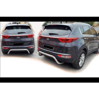 Bakre skyddsbåge AK007 (rostfritt) Kia Sportage 2015–2021 foto 1