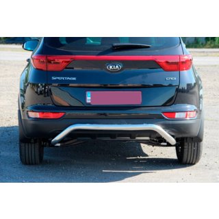 Bakre skyddsbåge AK007 (rostfritt) Kia Sportage 2015–2021 foto 2