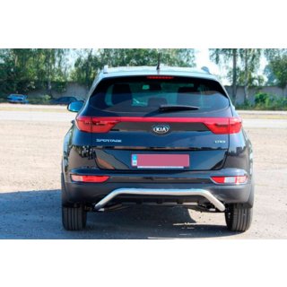 Bakre skyddsbåge AK007 (rostfritt) Kia Sportage 2015–2021 foto 4