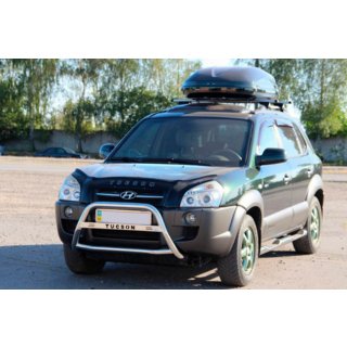 Frontbåge WT025 (rostfritt stål) Hyundai Tucson JM 2004– foto 2