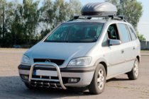Opel Zafira A 1998–2005 Frontbåge QT006 (rostfritt stål) foto 2