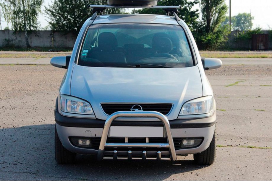 Opel Zafira A 1998–2005 Frontbåge QT006 (rostfritt stål) Image