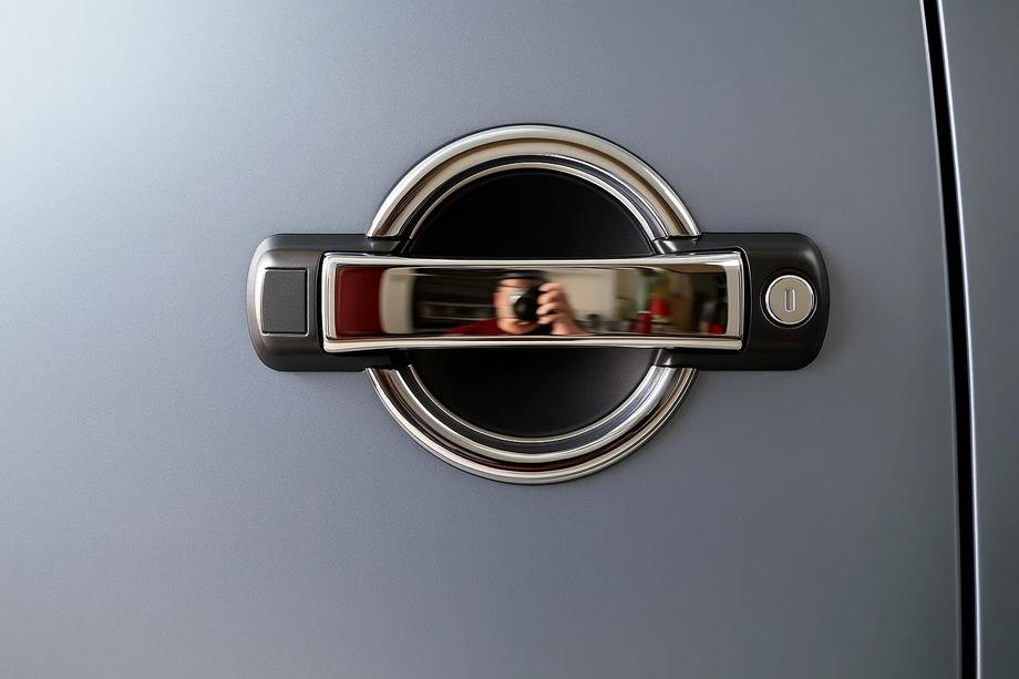 Fiat Doblo I 2005–2010 Dörrhandtagskåpor (4 st, rostfritt stål) Image
