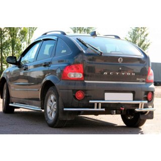 Bakre skyddsbåge AK005-2 (rostfritt stål) SsangYong Action 2005–2018 foto 1