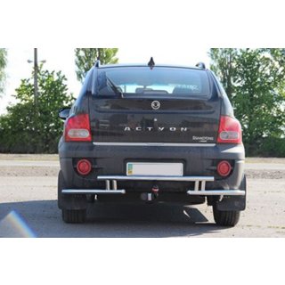 Bakre skyddsbåge AK005-2 (rostfritt stål) SsangYong Action 2005–2018 foto 2