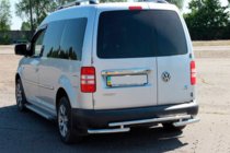 Volkswagen Caddy 2004–2010 Bakre skyddsbåge AK003-2 (2 st, rostfritt) foto 4