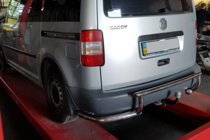 Volkswagen Caddy 2004–2010 Bakre skyddsbåge AK003-3 (2 st, rostfritt) foto 1