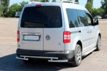 Volkswagen Caddy 2010–2015 Bakre skyddsbåge AK003-2 (2 st, rostfritt) foto 2