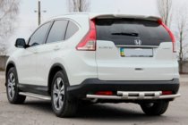 Honda CRV 2012–2016 Bakre skyddsbåge AK002 – dubbel (rostfritt) foto 3