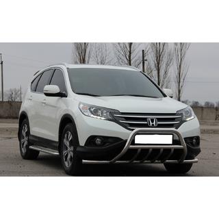 Främre skyddsbåge WT003-ST-V1 (rostfri) Honda CRV 2012–2016 foto 2