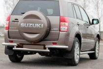 Suzuki Grand Vitara 2005–2017 Bakre skyddsbåge AK003-2 (rostfritt stål) foto 3