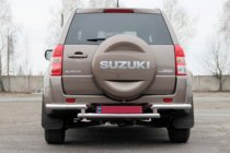 Suzuki Grand Vitara 2005–2017 Bakre skyddsbåge AK003-2 (rostfritt stål) foto 2