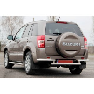 Bakre skyddsbåge AK003-2 (rostfritt stål) Suzuki Grand Vitara 2005–2017 foto 1