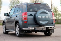 Suzuki Grand Vitara 2005–2017 Bakre skyddsbåge AK005-3 (rostfritt stål) foto 1