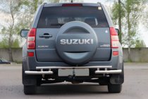 Suzuki Grand Vitara 2005–2017 Bakre skyddsbåge AK005-3 (rostfritt stål) foto 2