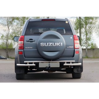 Bakre skyddsbåge AK005-3 (rostfritt stål) Suzuki Grand Vitara 2005–2017 foto 2