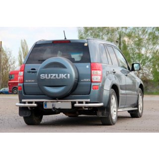 Bakre skyddsbåge AK005-3 (rostfritt stål) Suzuki Grand Vitara 2005–2017 foto 3