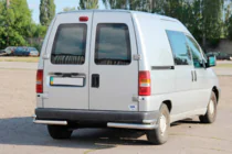 Citroen Jumpy 1996–2007 Bakre dubbla hörnskydd AK003-подвійний (rostfritt stål) foto 2