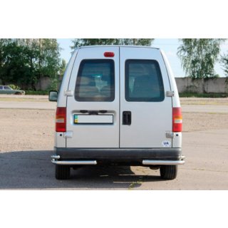 Bakre dubbla hörnskydd AK003-подвійний (rostfritt stål) Peugeot Expert 1995–2007 foto 3