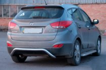 Hyundai IX-35 2010–2015 Bakre skyddsbåge AK007 (rostfritt stål) foto 2