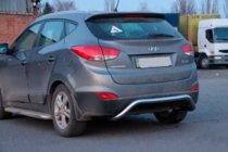 Hyundai IX-35 2010–2015 Bakre skyddsbåge AK007 (rostfritt stål) foto 3