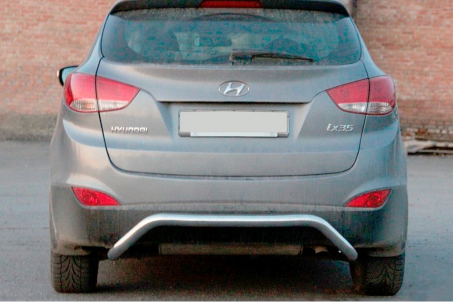 Hyundai IX-35 2010–2015 Bakre skyddsbåge AK007 (rostfritt stål) Image