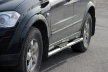 SsangYong Kyron 2005–2014 Sidorör BB002 (2 st, rostfritt) foto 1