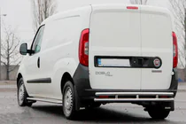 Fiat Doblo II 2010–2022 Bakre skyddsbåge AK002/1 – dubbel (rostfritt stål) foto 2