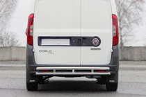Opel Combo 2012–2018 Bakre skyddsbåge AK002/1 – dubbel (rostfritt stål) foto 2