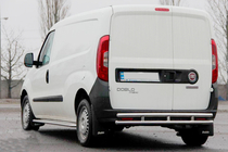 Opel Combo 2012–2018 Bakre skyddsbåge AK002/1 – dubbel (rostfritt stål) foto 1