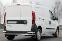 Opel Combo 2012–2018 Bakre skyddsbåge AK005/2 – dubbel (rostfritt stål) foto 1