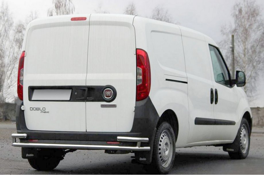Opel Combo 2012–2018 Bakre skyddsbåge AK005/2 – dubbel (rostfritt stål) Image