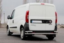 Fiat Doblo II 2010–2022 Bakre skyddsbåge AK005/2 – dubbel (rostfritt stål) foto 6