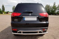 Mitsubishi Pajero Sport 2008–2015 Bakre skyddsbåge AK002-2 (2 st, rostfritt) foto 4