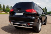 Mitsubishi Pajero Sport 2008–2015 Bakre skyddsbåge AK002-2 (2 st, rostfritt) foto 3