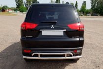 Mitsubishi Pajero Sport 2008–2015 Bakre skyddsbåge AK002-2 (2 st, rostfritt) foto 2