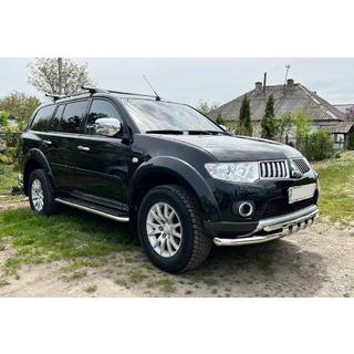 Frontbåge ST015 (rostfritt) Mitsubishi Pajero Sport 2008–2015 foto 1
