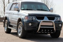 Mitsubishi Pajero Sport 1996–2007 Frontbåge QT006 (rostfritt stål) foto 1