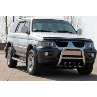 Frontbåge QT006 (rostfritt stål) Mitsubishi Pajero Sport 1996–2007 foto 1