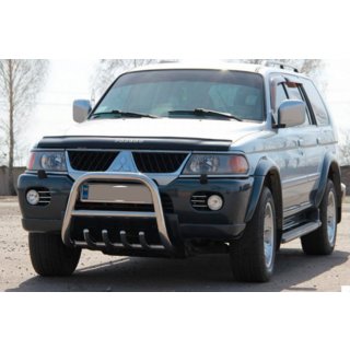 Frontbåge QT006 (rostfritt stål) Mitsubishi Pajero Sport 1996–2007 foto 3