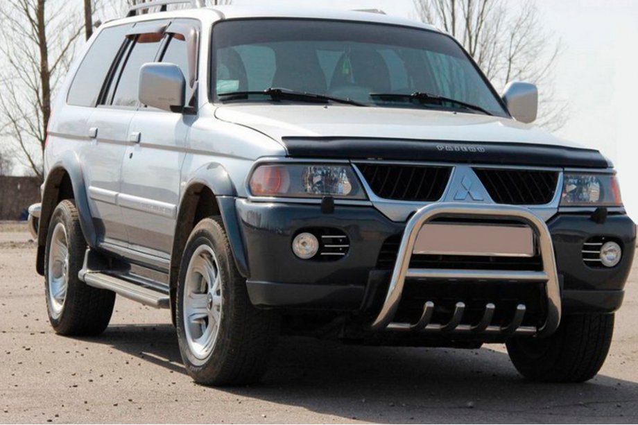Mitsubishi Pajero Sport 1996–2007 Frontbåge QT006 (rostfritt stål) Image