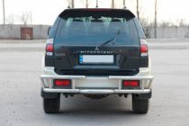 Mitsubishi Pajero Sport 1996–2007 Bakre skyddsbåge AK-Special (rostfritt) foto 2
