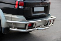 Mitsubishi Pajero Sport 1996–2007 Bakre skyddsbåge AK-Special (rostfritt) foto 5