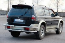 Mitsubishi Pajero Sport 1996–2007 Bakre skyddsbåge AK-Special (rostfritt) foto 3