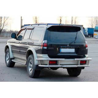 Bakre skyddsbåge AK-Special (rostfritt) Mitsubishi Pajero Sport 1996–2007 foto 4